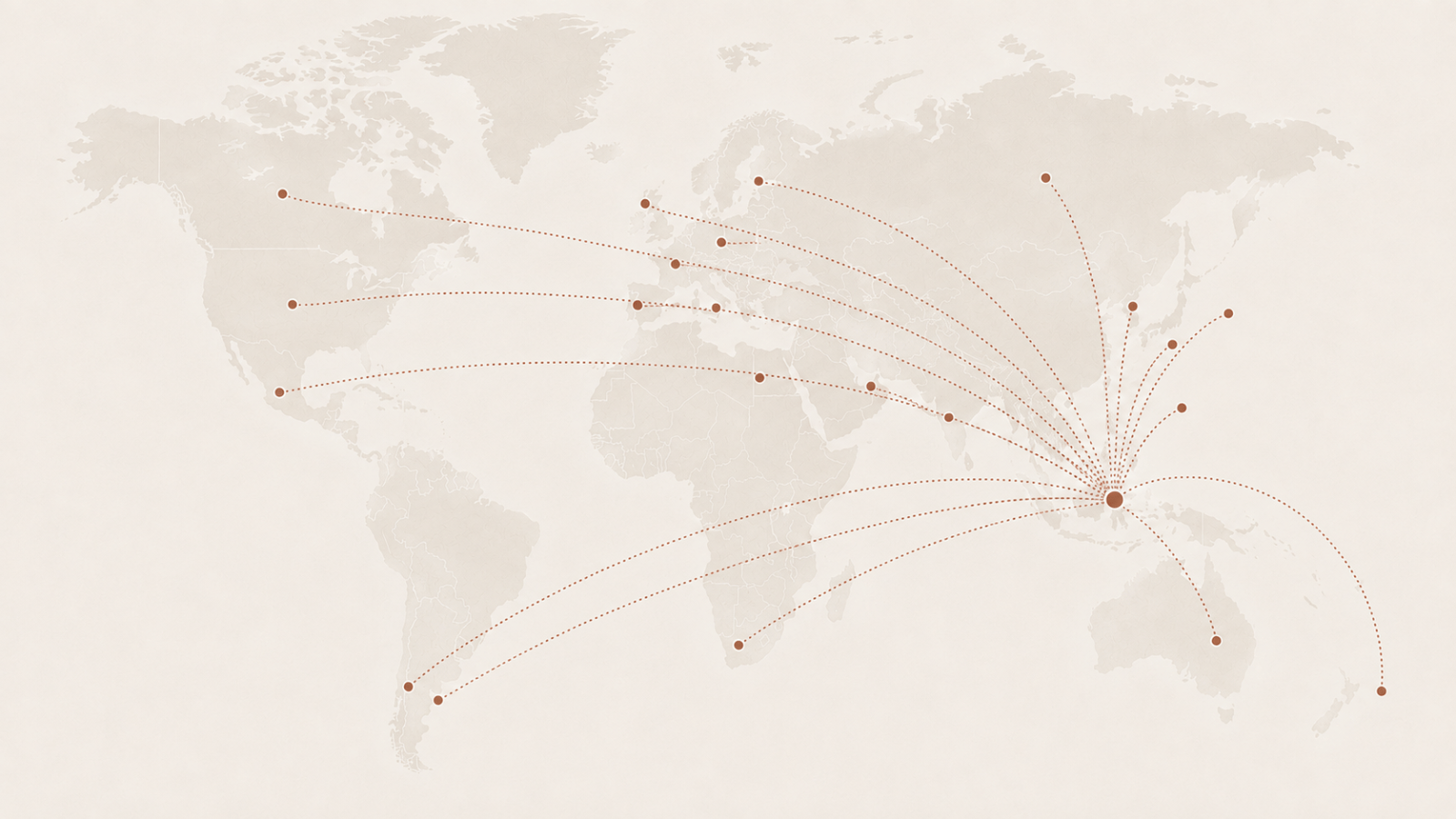 World map showing Seasonal Supplies markets